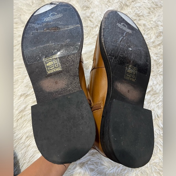 Free People Isla Moto Boots - Size 8 - tan color - Picture 8 of 11